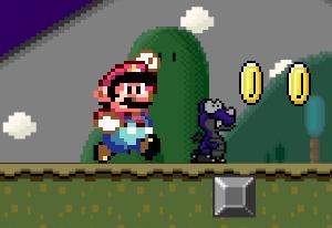 mario halloween flash game