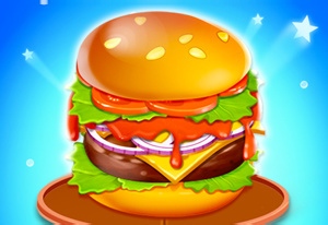 Burger Mania Game Fast Pace Build a Burger Conveyor Fast Food Time Game 