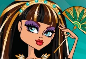 Monster high dress up games clearance online