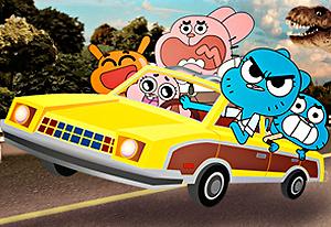 The Amazing World of Gumball Games from Cartoon Network Wheels of