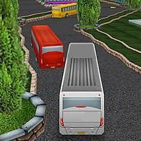 Jogue Simulador de estacionamento de ônibus 3D jogo online grátis