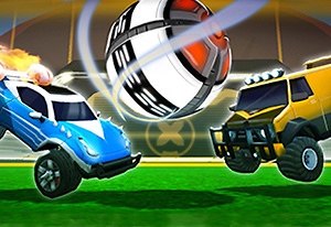 Super RocketBall é um jogo de futebol com carros disponível para