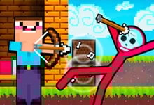 Noob Archer vs Stickman Zombie