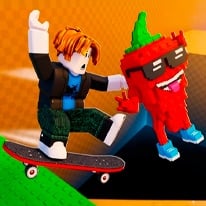 Obby: Skateboard tricks for Brainrots!
